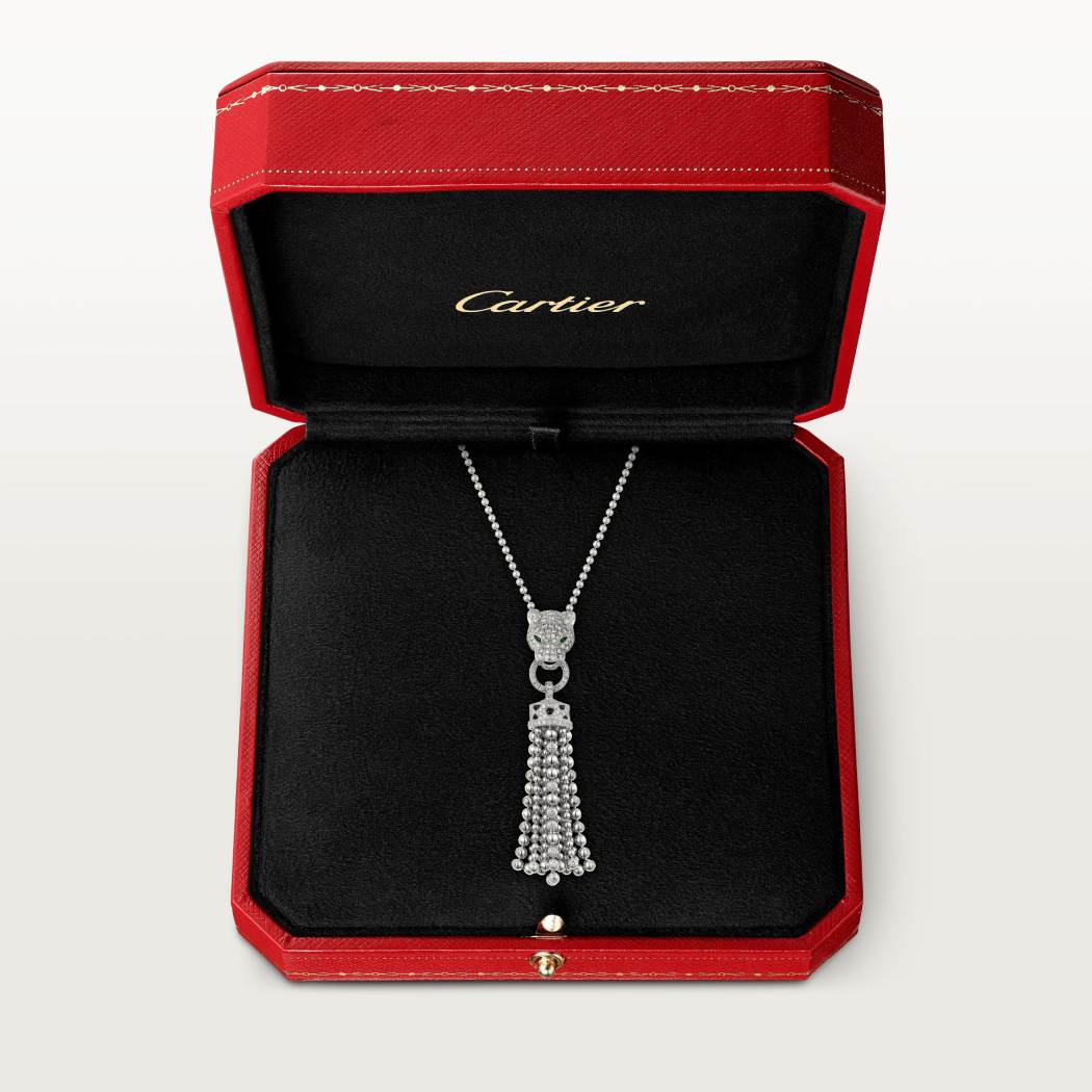 Panthère de Cartier卡地亚猎豹项链 18K白金