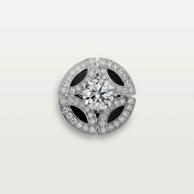 Galanterie de Cartier耳环 18K白金