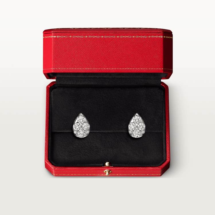Etincelle de Cartier耳环 18K白金