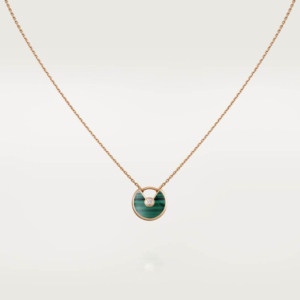 Amulette de Cartier项链，超小号款 18K玫瑰金