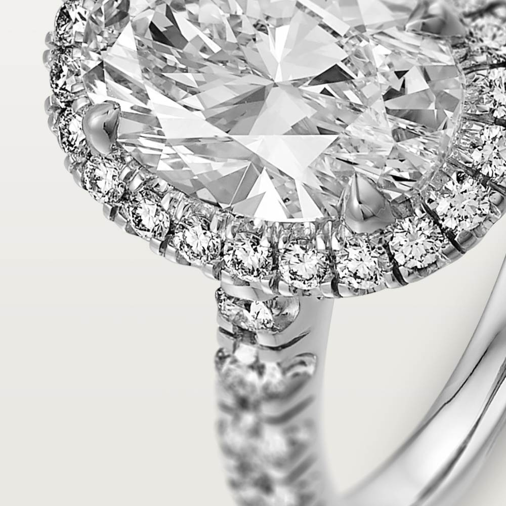 Cartier Destinée订婚钻戒 铂金