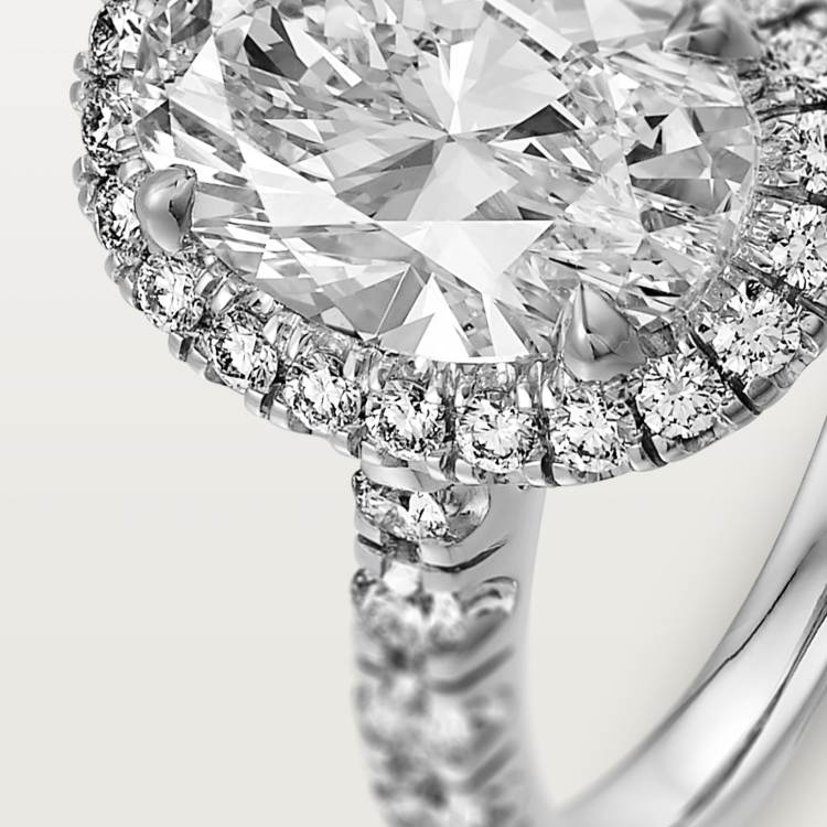 Cartier Destinée订婚钻戒 铂金