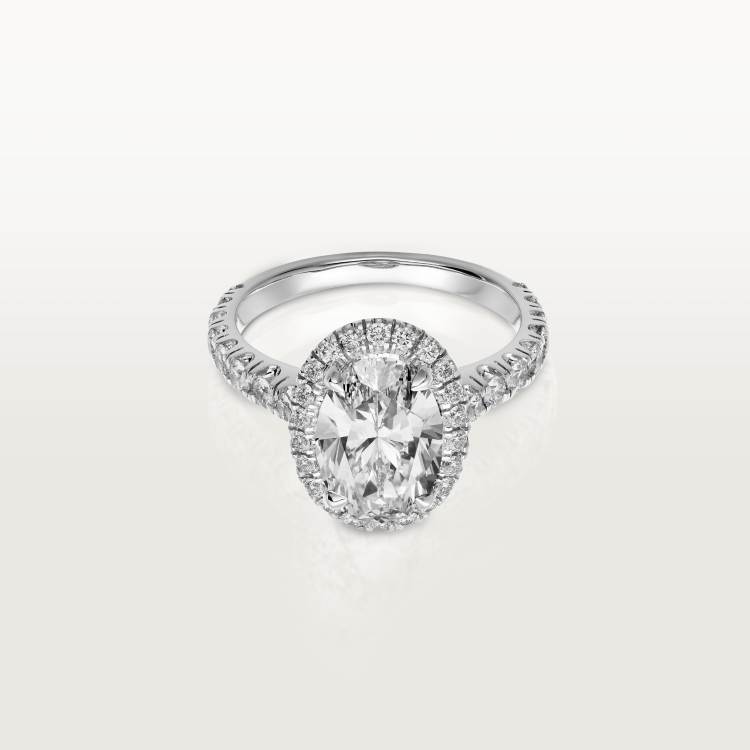 Cartier Destinée订婚钻戒 铂金