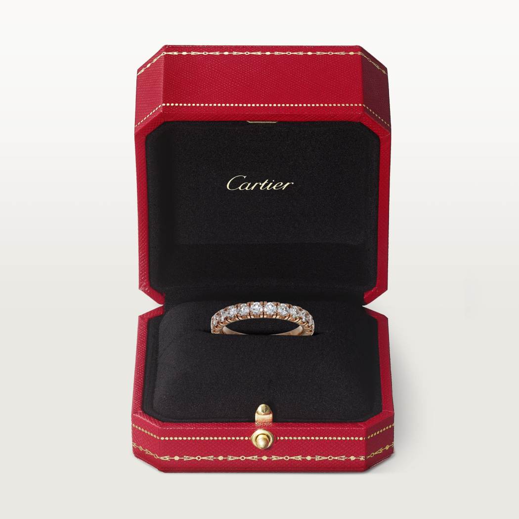 Étincelle de Cartier结婚戒指 18K玫瑰金