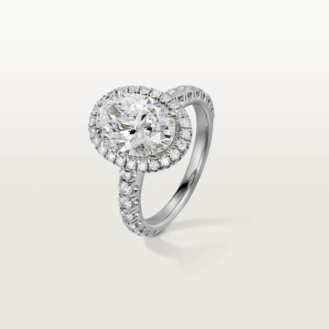 Cartier Destinée订婚钻戒 铂金