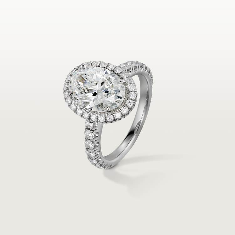 Cartier Destinée订婚钻戒 铂金