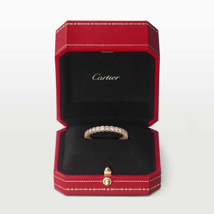 Broderie de Cartier结婚戒指 18K玫瑰金