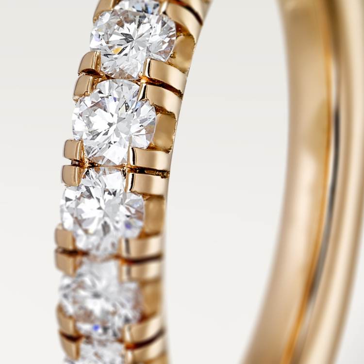 Étincelle de Cartier结婚戒指 18K玫瑰金
