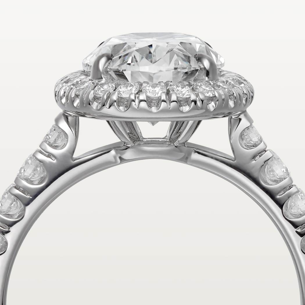 Cartier Destinée订婚钻戒 铂金