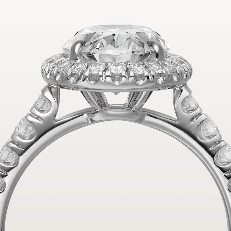 Cartier Destinée订婚钻戒 铂金