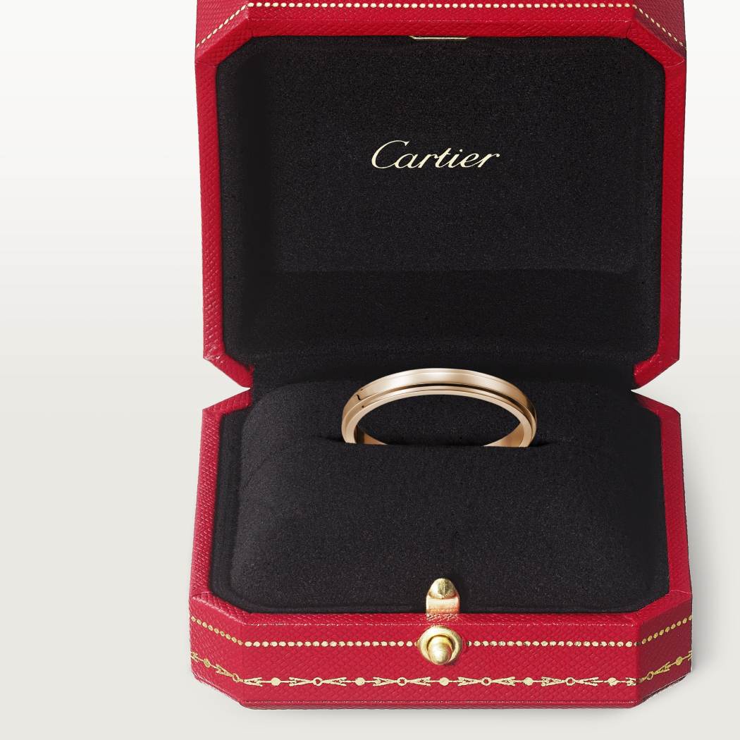 Cartier d'Amour结婚戒指 18K玫瑰金