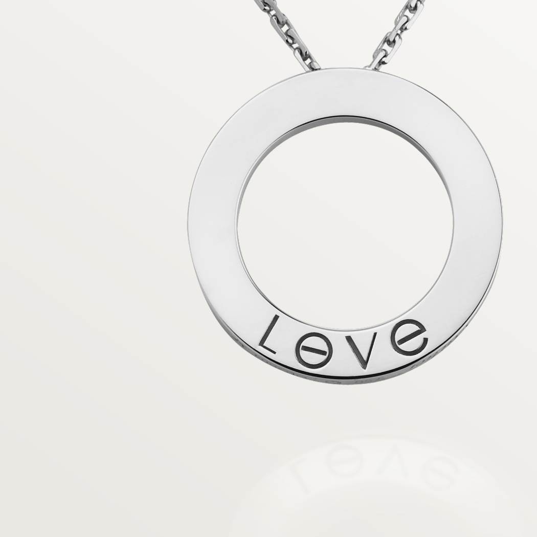 LOVE项链 18K白金