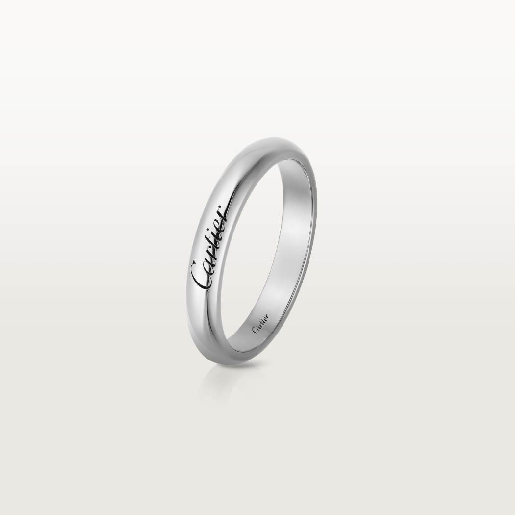 C de Cartier结婚戒指 铂金