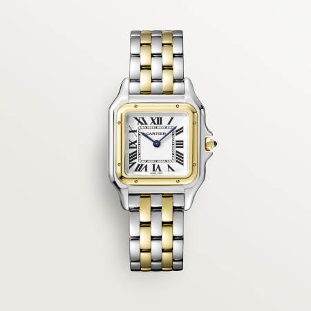 Panthère de Cartier腕表 中号款 K金 - 精钢色 石英
