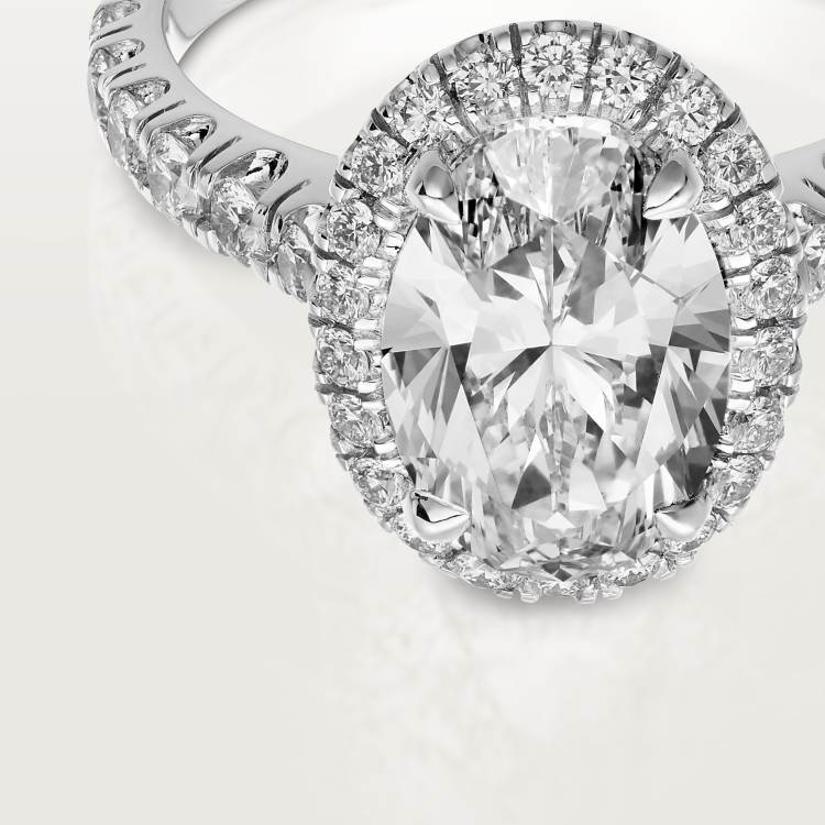 Cartier Destinée订婚钻戒 铂金