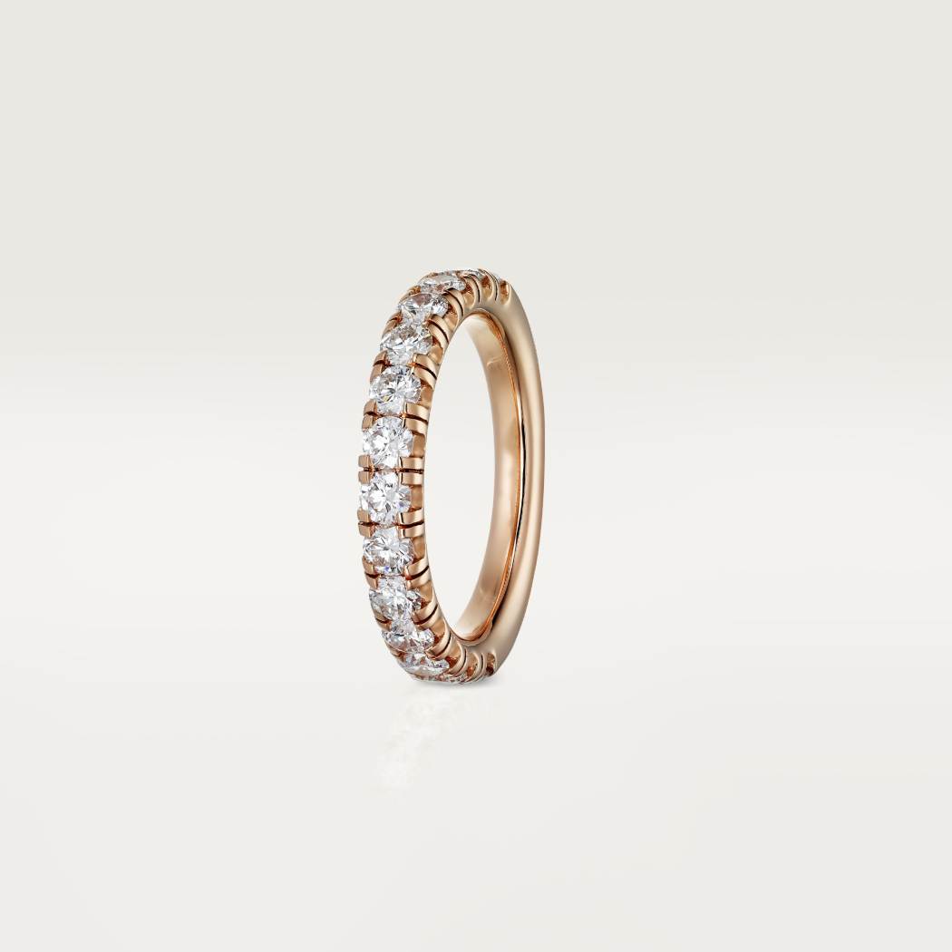 Étincelle de Cartier结婚戒指 18K玫瑰金