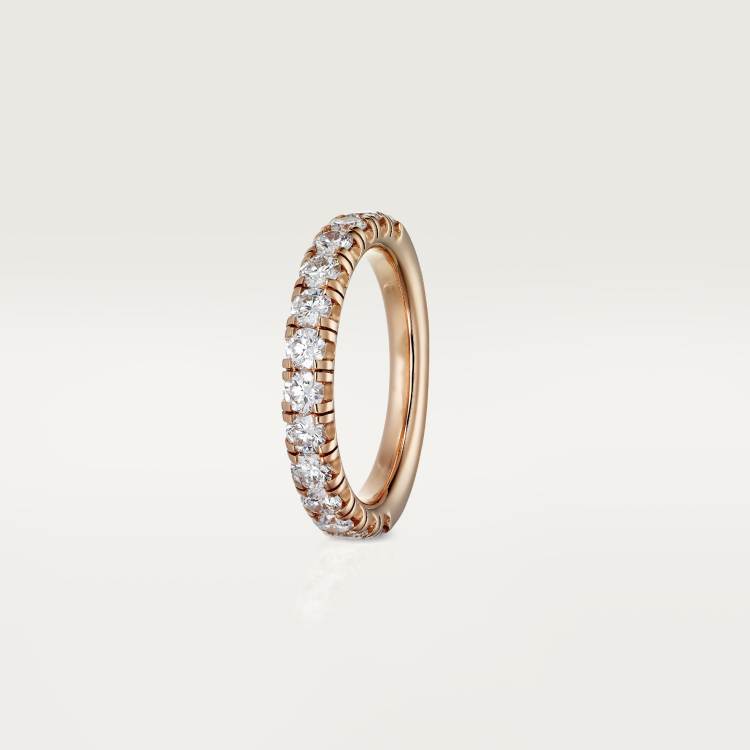 Étincelle de Cartier结婚戒指 18K玫瑰金