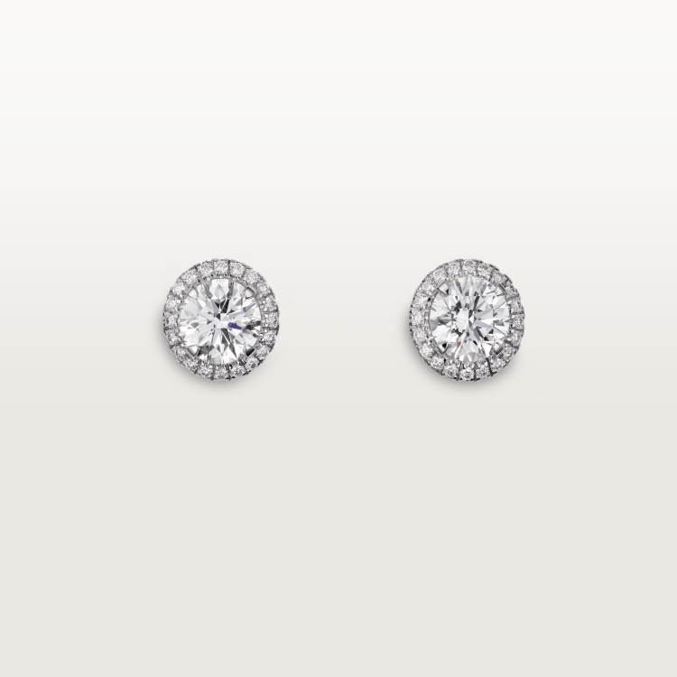 Cartier Destinée耳环 18K白金