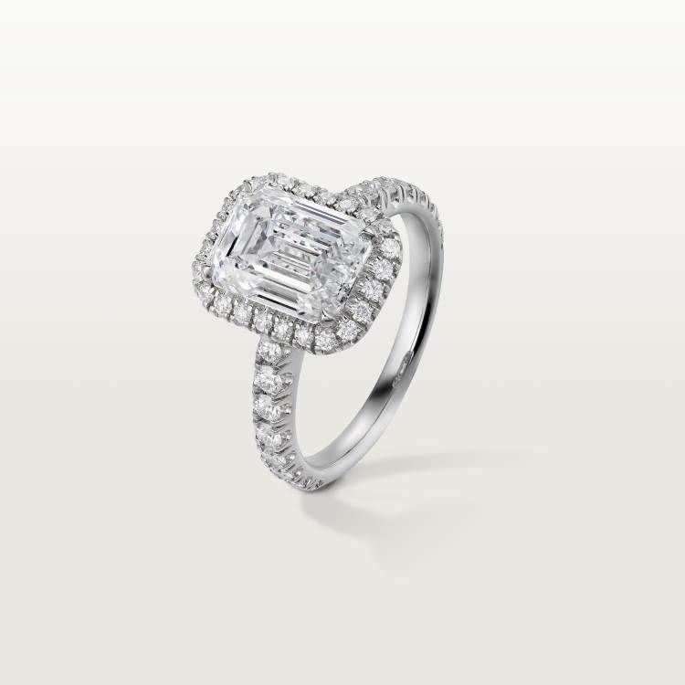 Cartier Destinée订婚钻戒 铂金