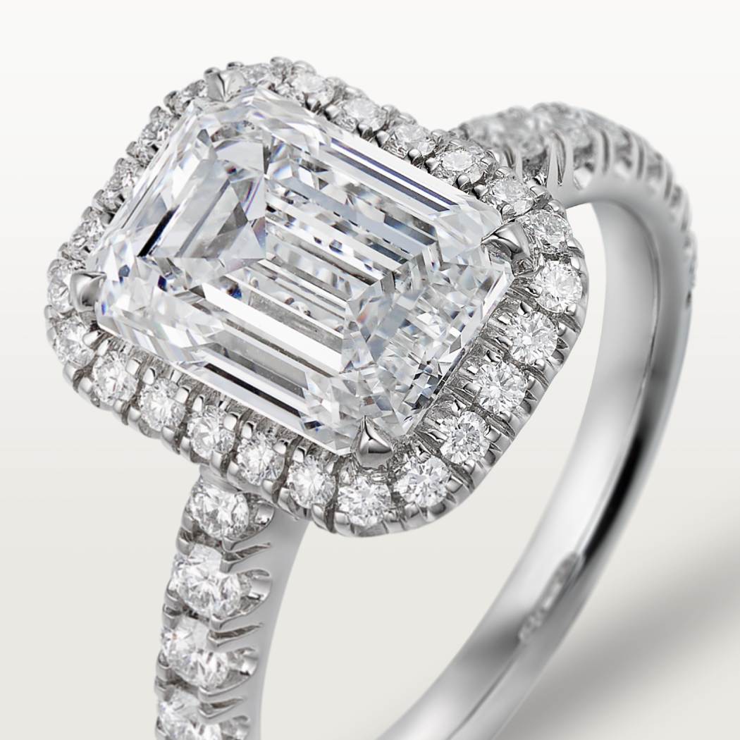 Cartier Destinée订婚钻戒 铂金