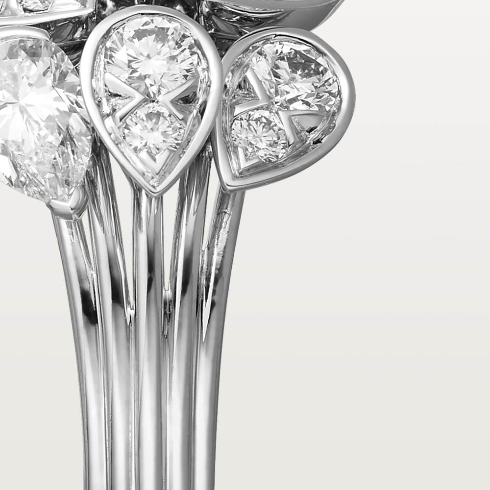 Pluie de Cartier戒指 18K白金