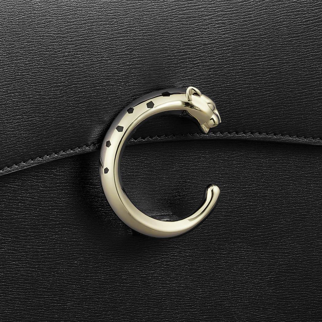 Panthère C系列小号款手袋 黑色 小牛皮