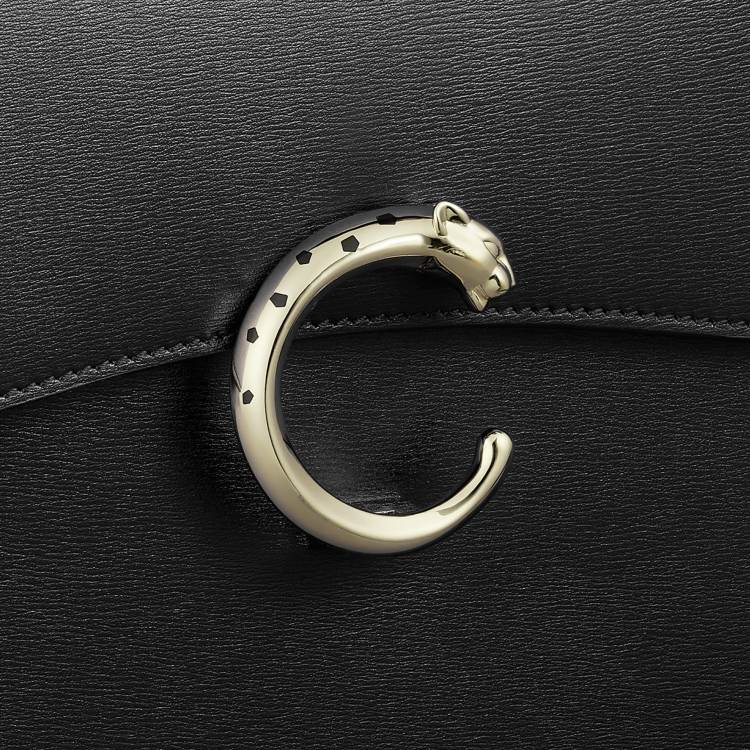 Panthère C系列小号款手袋 黑色 小牛皮