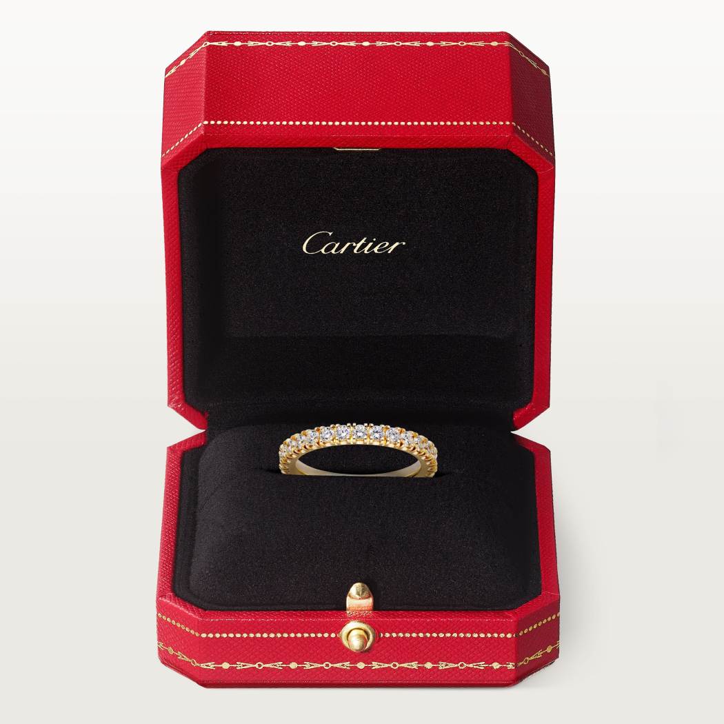Étincelle de Cartier结婚戒指 18K黄金