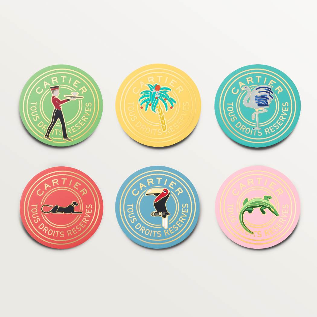 Cartier Characters杯垫六件套