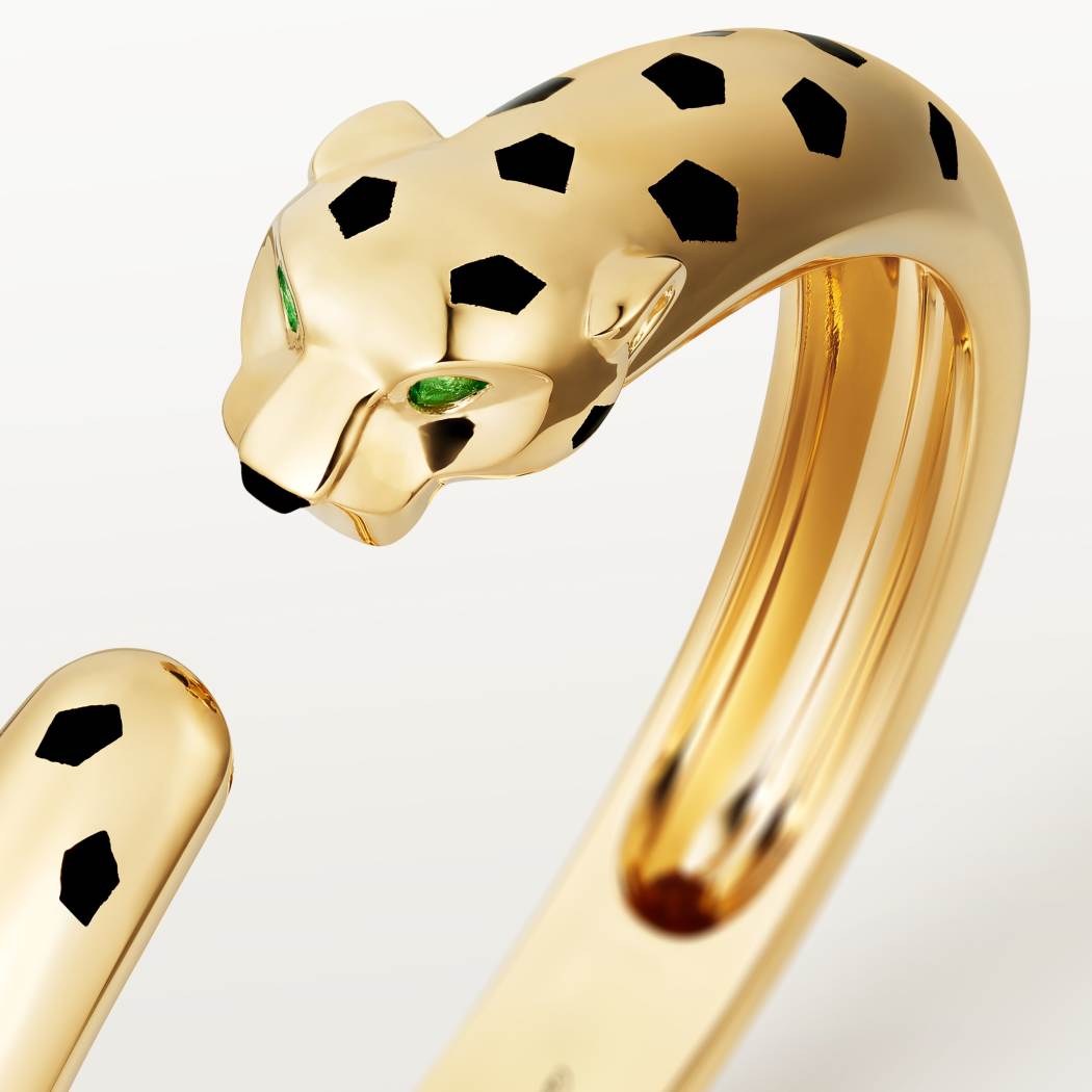 Panthère de Cartier卡地亚猎豹手镯，中号款 18K黄金