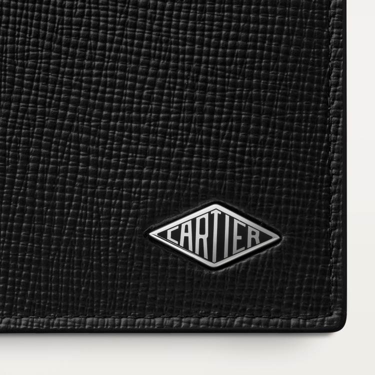 Cartier Losange系列小皮具，卡片夹 黑色 小牛皮