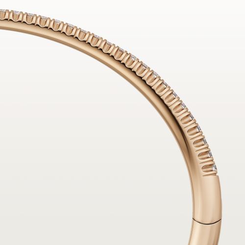 Etincelle de Cartier手镯，半铺镶钻石