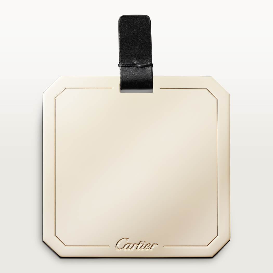 C de Cartier链条手袋，迷你款 黑色 小牛皮