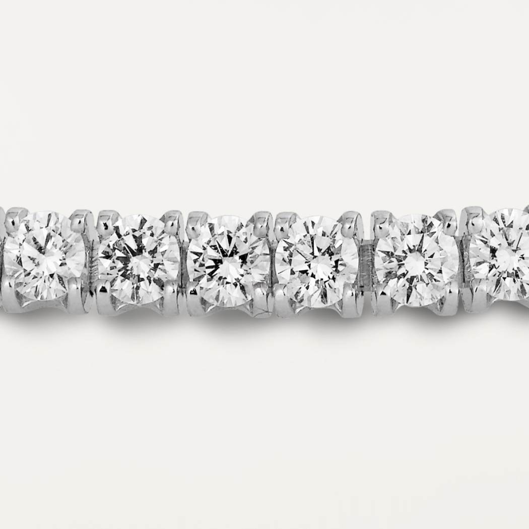 经典钻石链系列手镯 18K白金