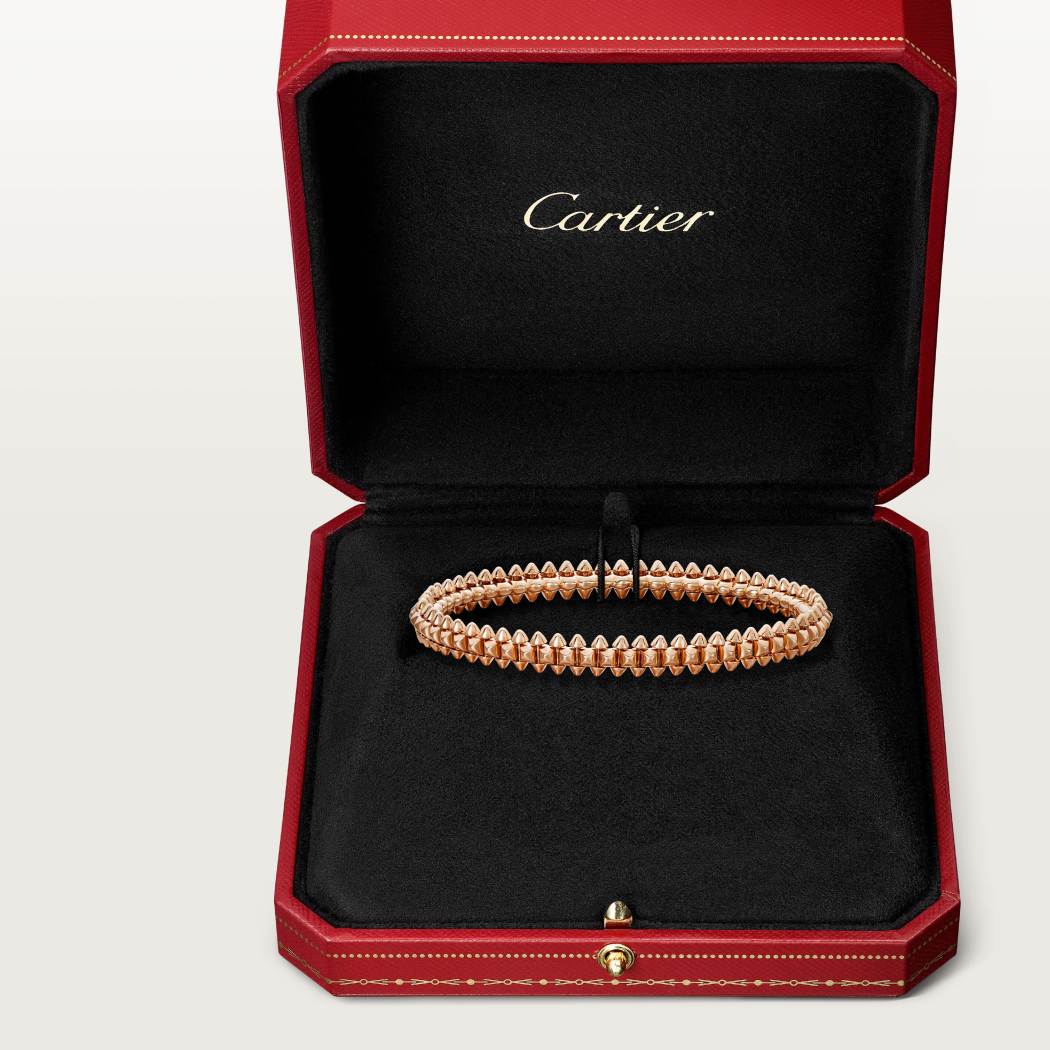 Clash de Cartier手镯，小号款 18K玫瑰金