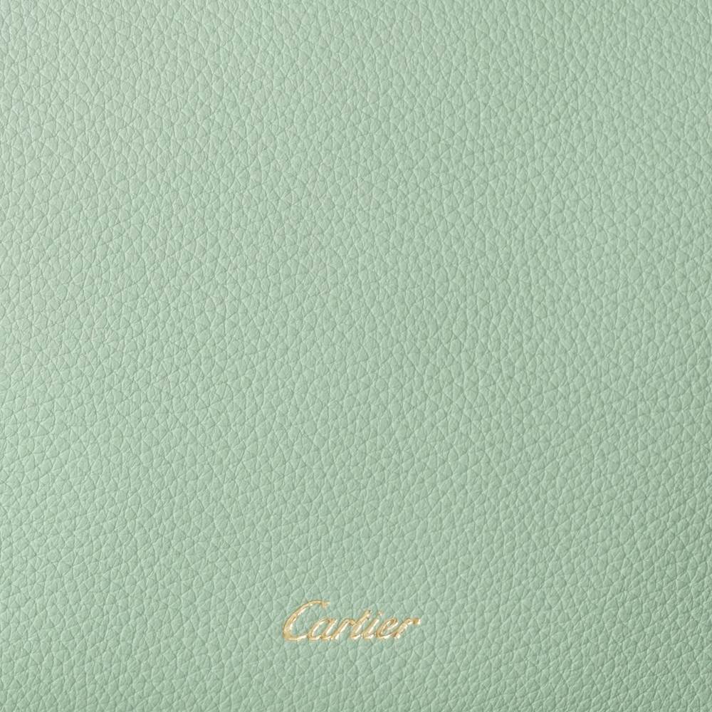 Trinity系列迷你款肩背包 Acier - Jade 小牛皮