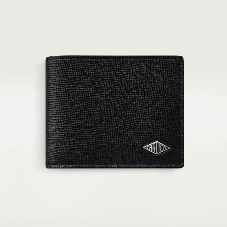 Cartier Losange系列小皮具，卡片夹 黑色 小牛皮