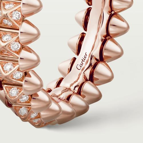 Clash de Cartier戒指，小号款，铺镶钻石