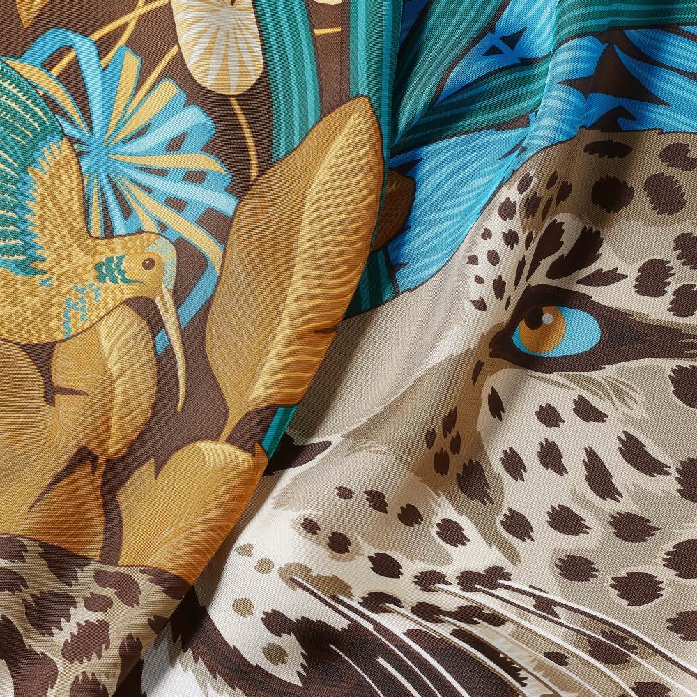 猎豹丛林90方巾