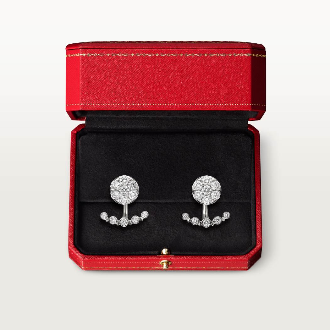 Etincelle de Cartier耳环 18K白金