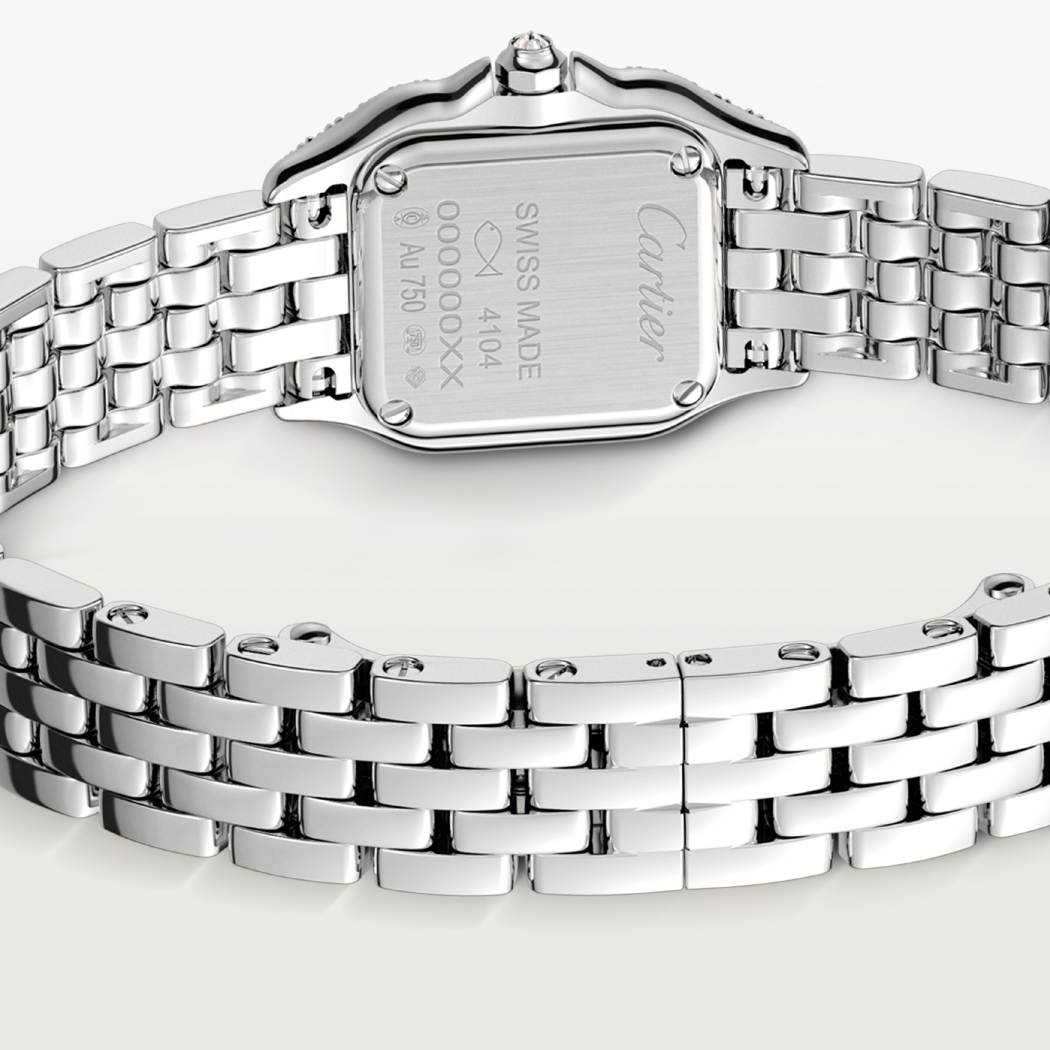 Panthère de Cartier腕表 Mini 18K镀铑白金 石英