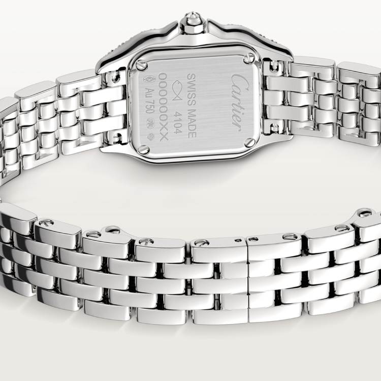 Panthère de Cartier腕表 Mini 18K镀铑白金 石英