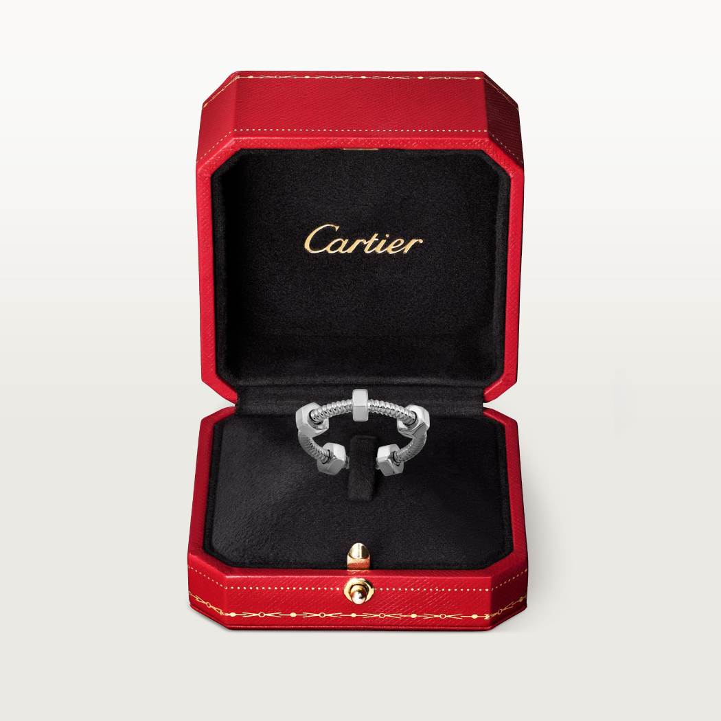 Ecrou de Cartier戒指 18K白金
