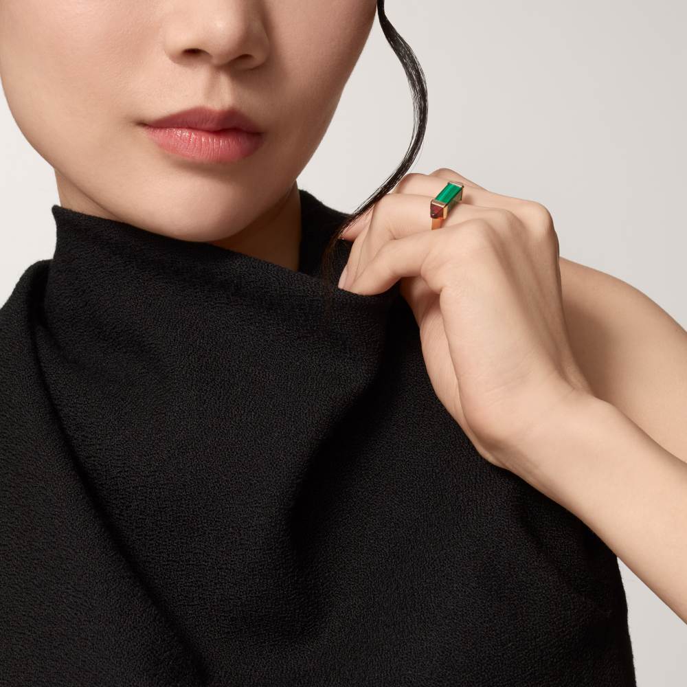 Les Berlingots de Cartier戒指 18K玫瑰金