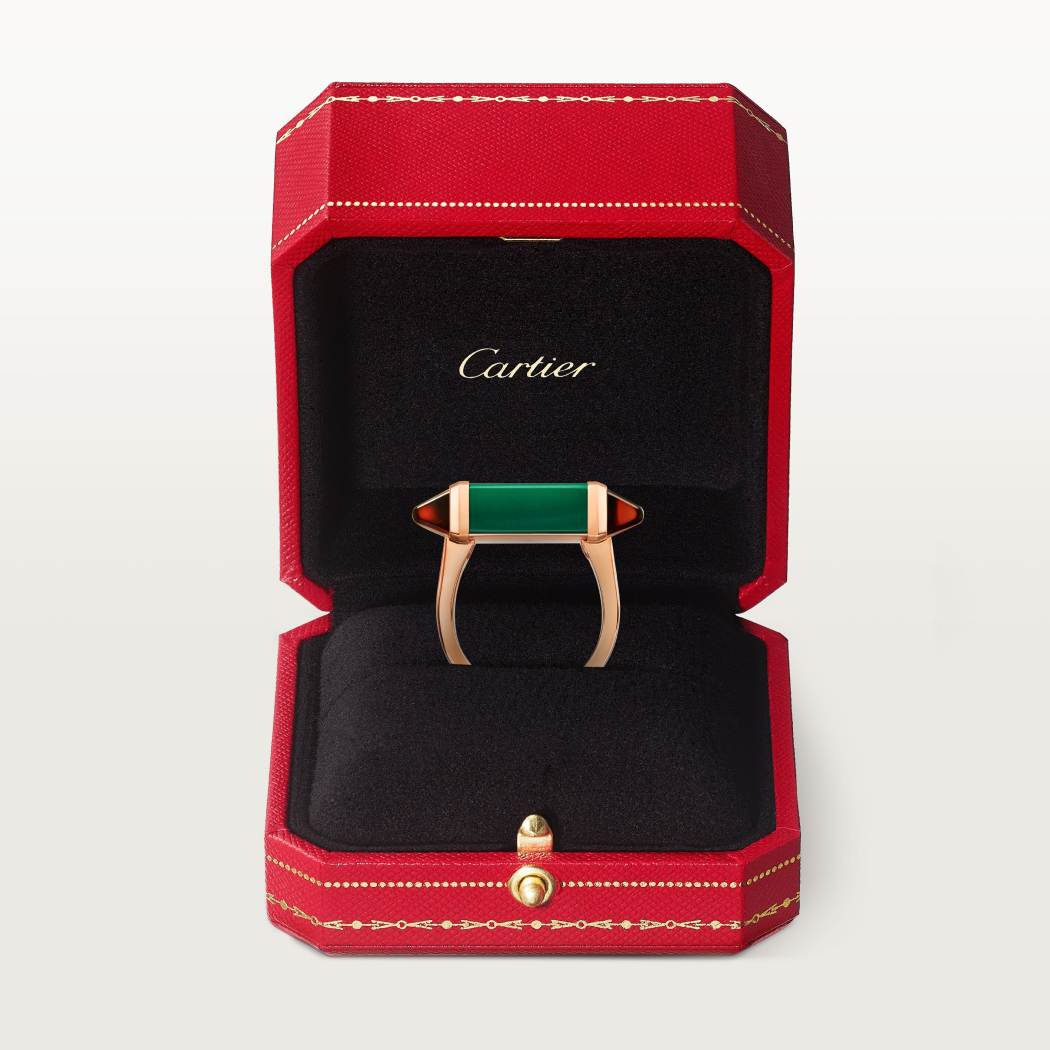 Les Berlingots de Cartier戒指 18K玫瑰金