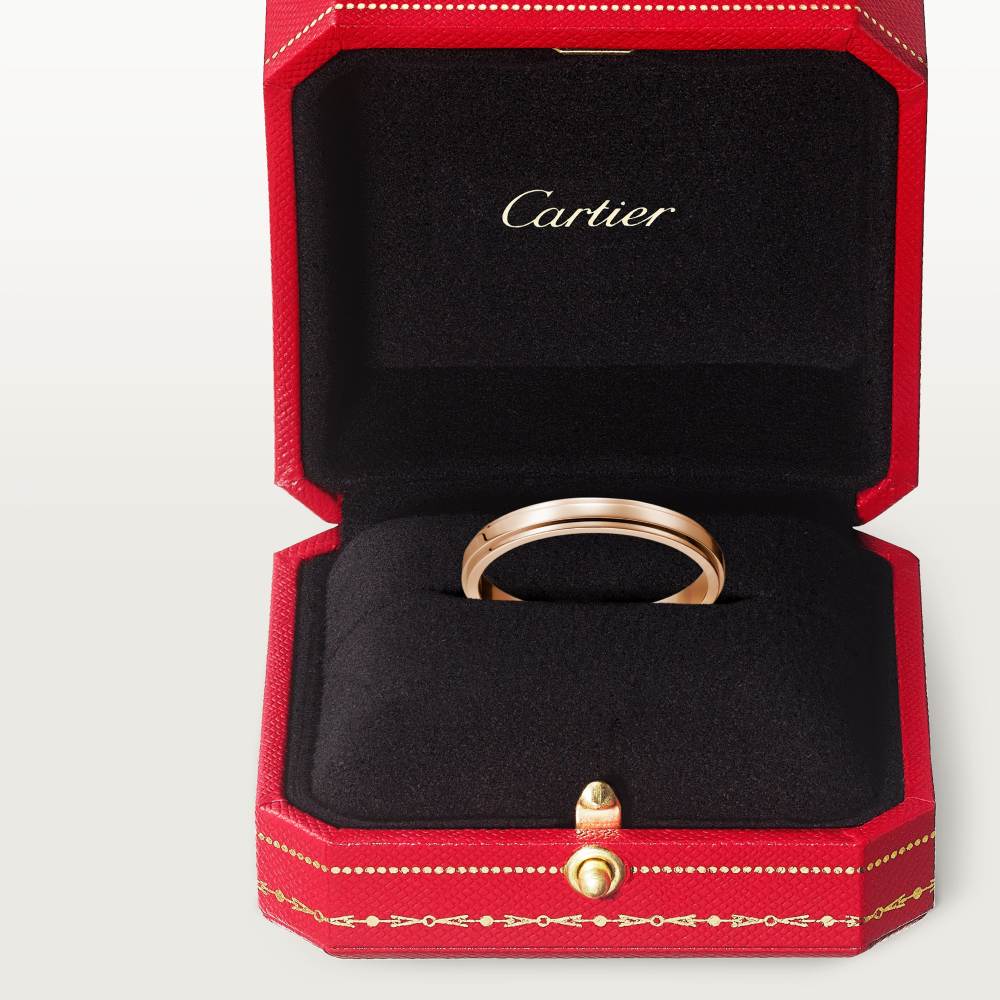 Cartier d'Amour结婚戒指 18K玫瑰金