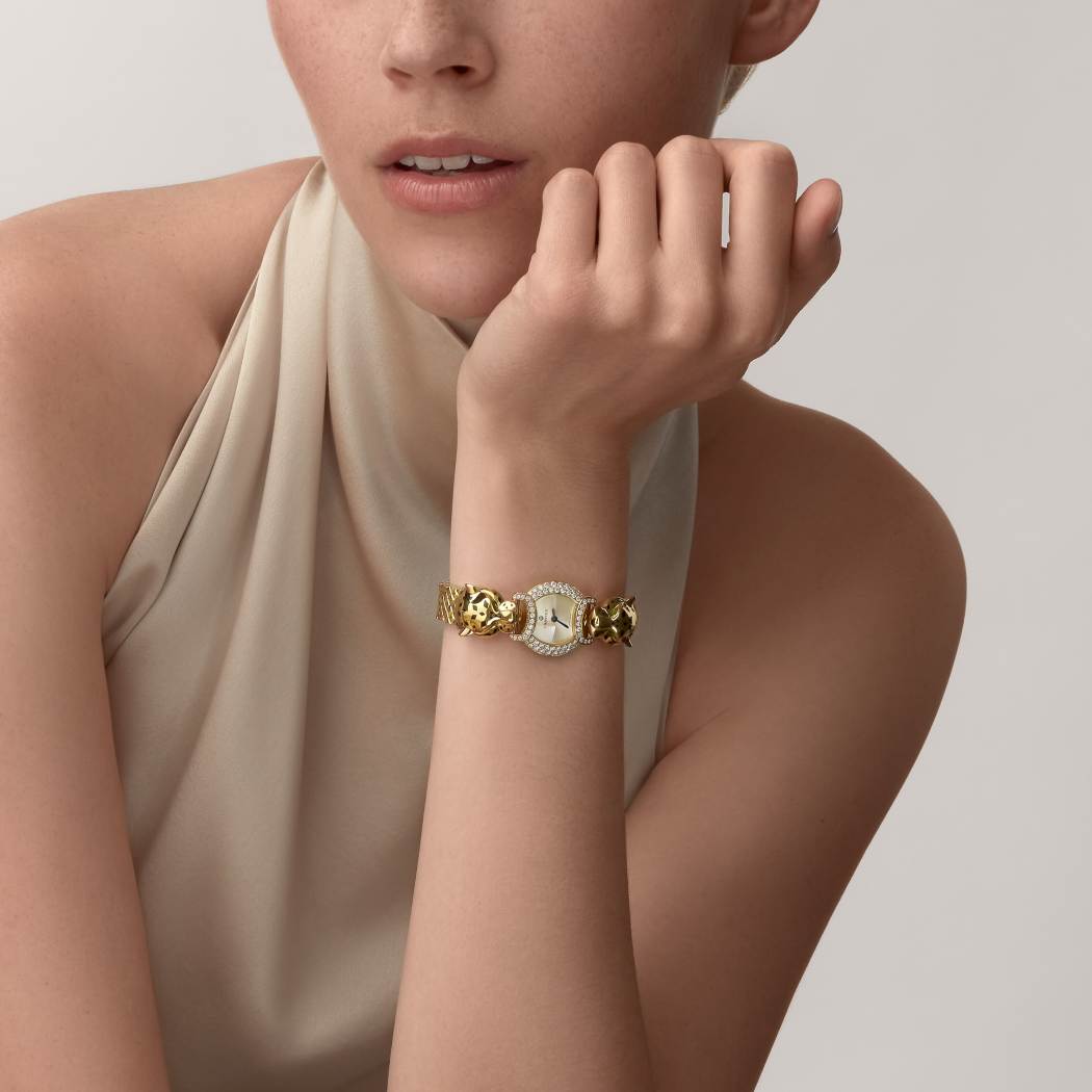 La Panthère de Cartier 腕表 Mini 18K黄金 石英