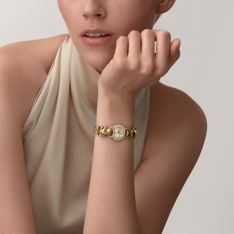 La Panthère de Cartier 腕表 Mini 18K黄金 石英