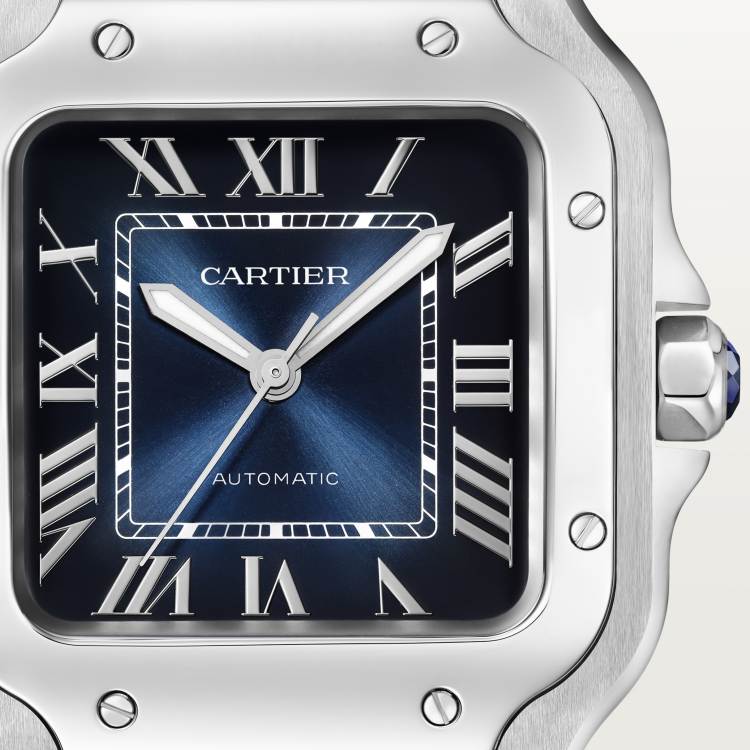 Santos de Cartier腕表 中号款 精钢 自动上链