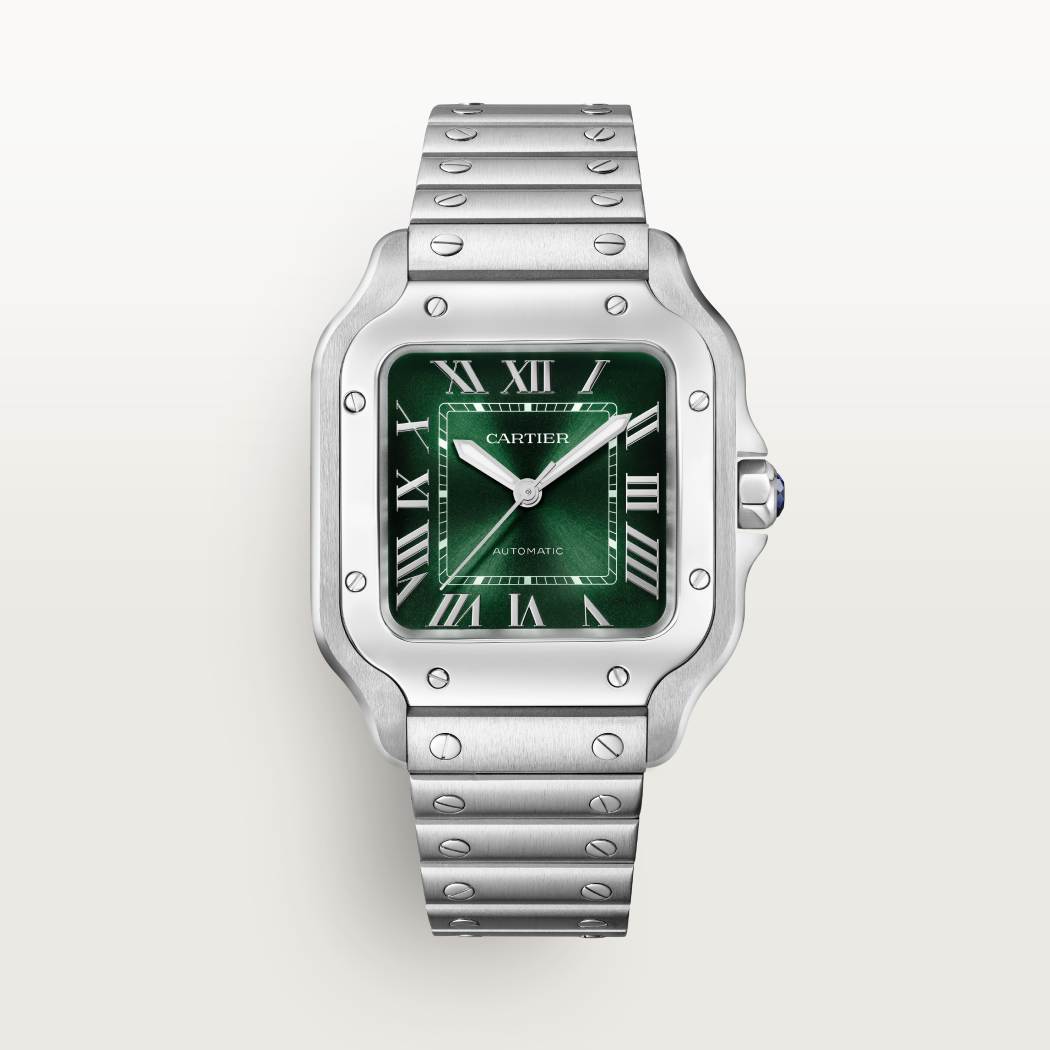 Santos de Cartier腕表 中号 精钢 自动上链
